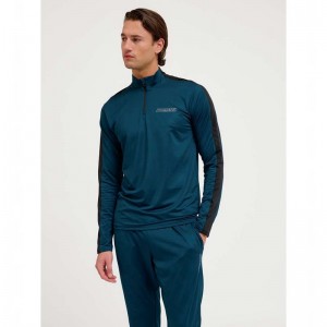 Hummel Te Strength Pl Half Zip Tröjor Herr Marinblå | 134701-165