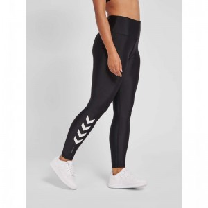 Hummel Te Tola High Waist Strumpbyxor Dam Svarta | 119349-679