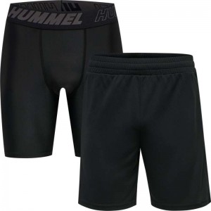 Hummel Te Topaz 2-pack Set Shorts Herr Svarta | 923811-729