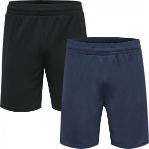 Hummel Te Topaz 2-pack Shorts Herr Svarta | 046335-215