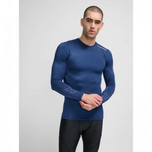 Hummel Te Topaz Baselayer L/S T-shirt Herr Marinblå | 765755-899