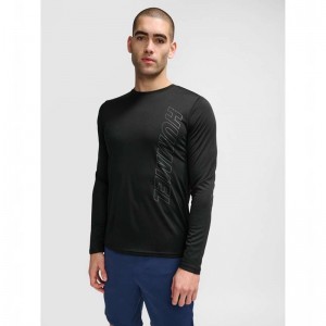 Hummel Te Topaz L/S T-shirt Herr Svarta | 038833-890