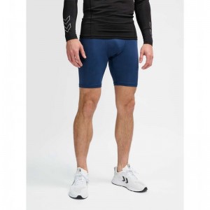 Hummel Te Topaz Tight Shorts Herr Marinblå | 582315-544