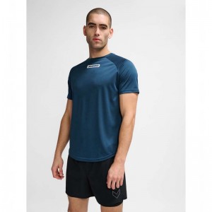 Hummel Te Topaz T-shirt Herr Blå | 641514-990