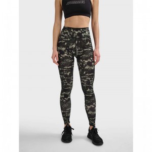 Hummel Te Twist Aop Mid Waist Strumpbyxor Dam Gröna | 720417-838