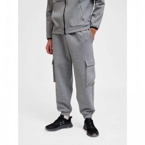 Hummel Tech Fleece Loose Cargo Byxor Herr Grå | 104080-690