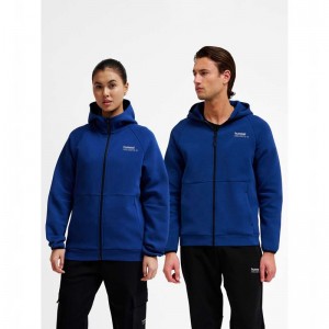 Hummel Tech Fleece Regular Zip Hoodie Dam Blå | 462441-000