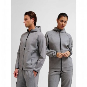 Hummel Tech Fleece Regular Zip Hoodie Herr Grå | 894053-785