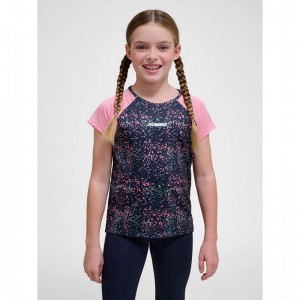 Hummel Tessa S/S T-shirt Barn Rosa | 094658-929