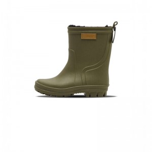 Hummel Thermo Jr Gummistövlar Barn Olivgröna | 248124-696