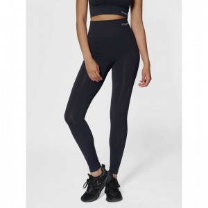 Hummel Tif Seamless High Waist Strumpbyxor Dam Svarta | 457541-565