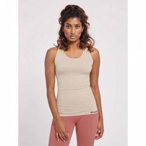 Hummel Tif Seamless Linne Dam Beige | 831325-746
