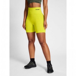 Hummel Tif Seamless Shorts Dam Gula | 649699-246