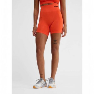 Hummel Tif Seamless Shorts Dam Orange | 909370-836