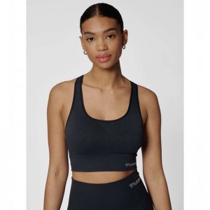 Hummel Tif Seamless Top Sport BH Dam Svarta | 810830-033