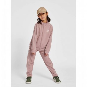 Hummel Track Tracksuit Sportkläder Barn Rosa | 845343-670
