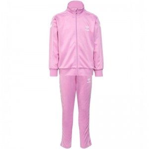 Hummel Track Tracksuit Sportkläder Barn Rosa | 045174-655