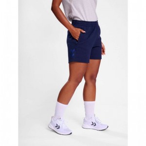 Hummel Travel Shorts Dam Marinblå | 801378-940