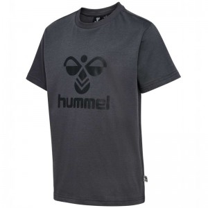 Hummel Tres S/S T-shirt Barn Grå | 707316-025
