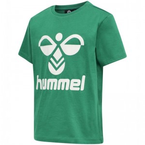 Hummel Tres S/S T-shirt Barn Gröna | 231894-585