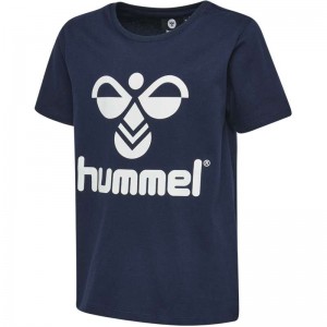 Hummel Tres S/S T-shirt Barn Svarta | 811738-632