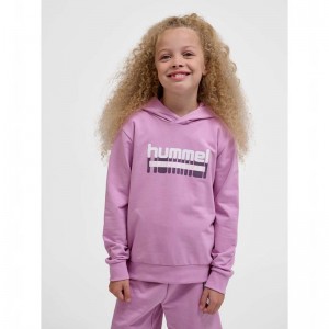 Hummel Tukas Hoodie Barn Rosa | 682761-745