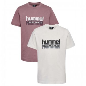 Hummel Tukas S/S 2-pack Jackor Barn Vita | 319136-654