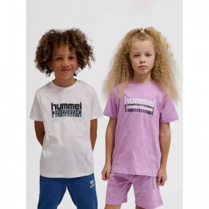 Hummel Tukas S/S 2-pack T-shirt Barn Rosa | 297584-191