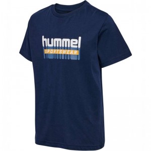 Hummel Tukas S/S T-shirt Barn Svarta | 470697-658