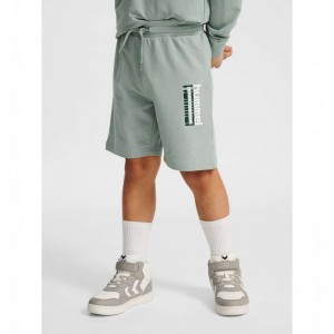 Hummel Tukas Shorts Barn Gröna | 893316-791