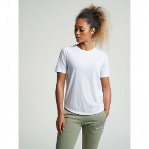 Hummel Vanja S/S T-shirt Dam Vita | 284203-559