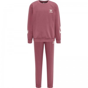 Hummel Venti Tracksuit Sportkläder Barn Rosa | 745115-832