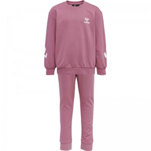 Hummel Venti Tracksuit Sportkläder Barn Rosa | 745969-697