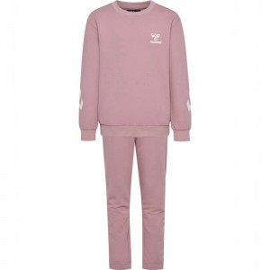 Hummel Venti Tracksuit Sportkläder Barn Rosa | 865447-708