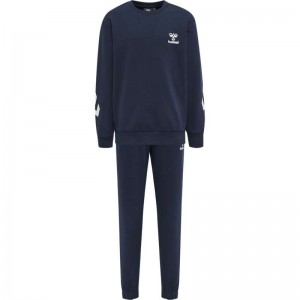 Hummel Venti Tracksuit Sportkläder Barn Svarta | 146288-666