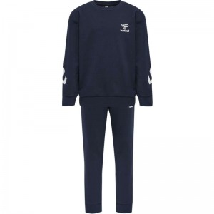 Hummel Venti Tracksuit Sportkläder Barn Svarta | 190385-880