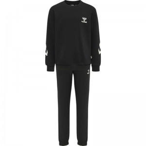 Hummel Venti Tracksuit Sportkläder Barn Svarta | 632003-060