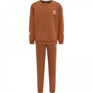 Hummel Venti Tracksuit Strumpor Barn Bruna | 612936-744