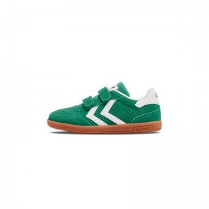Hummel Victory Suede Ii Sneakers Barn Gröna | 848729-488