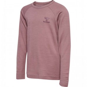 Hummel Wingo L/S T-shirt Barn Rosa | 670959-546