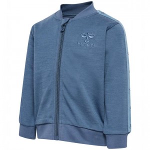 Hummel Wulbato Zip Jackor Barn Blå | 592256-901