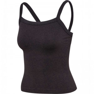 Hummel Yoga Seamless Rib Linne Dam Svarta | 250601-449
