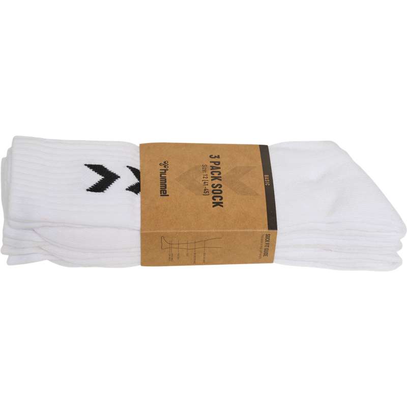Hummel 3-pack Basic Strumpor Herr Vita | 683008-615