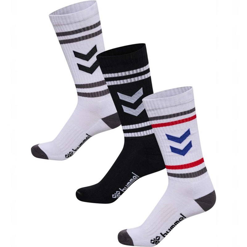 Hummel 3-packs Chevron High Retro Strumpor Herr Vita | 367845-707