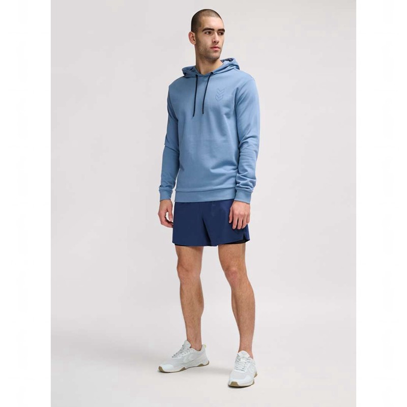 Hummel Active Co Hoodie Herr Blå | 693541-393