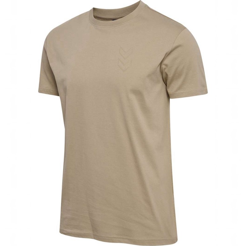 Hummel Active Co S/S T-shirt Herr Beige | 964882-431