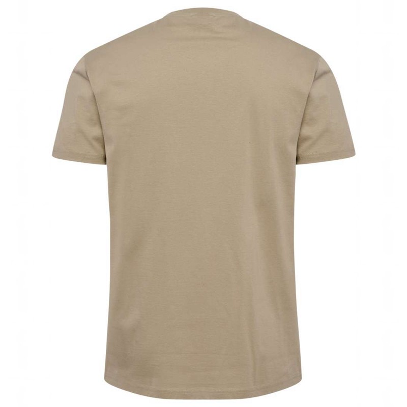 Hummel Active Co S/S T-shirt Herr Beige | 964882-431