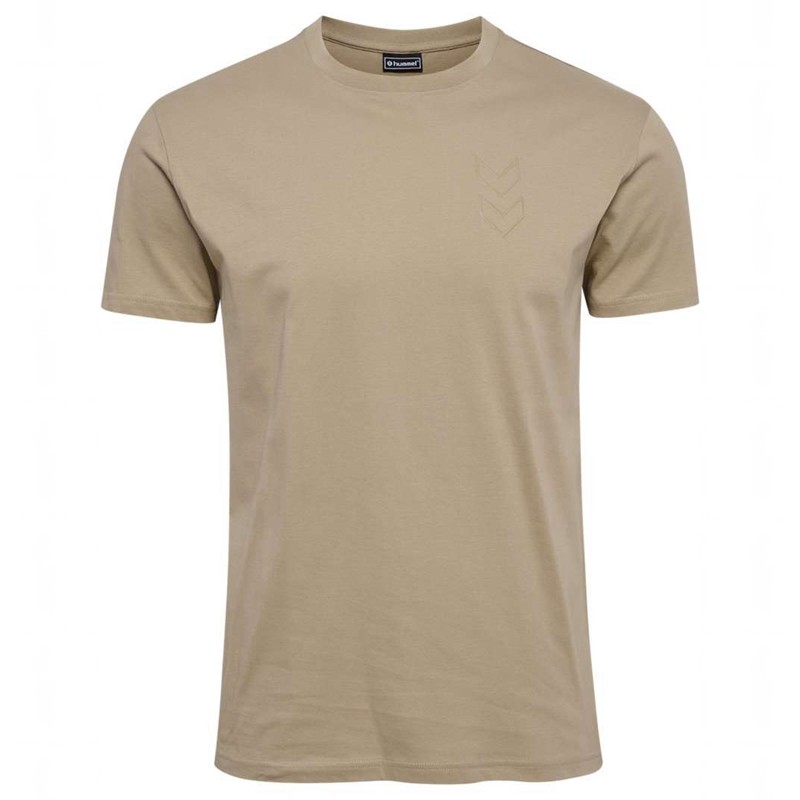 Hummel Active Co S/S T-shirt Herr Beige | 964882-431