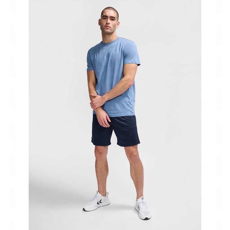 Hummel Active Co S/S T-shirt Herr Blå | 243869-077