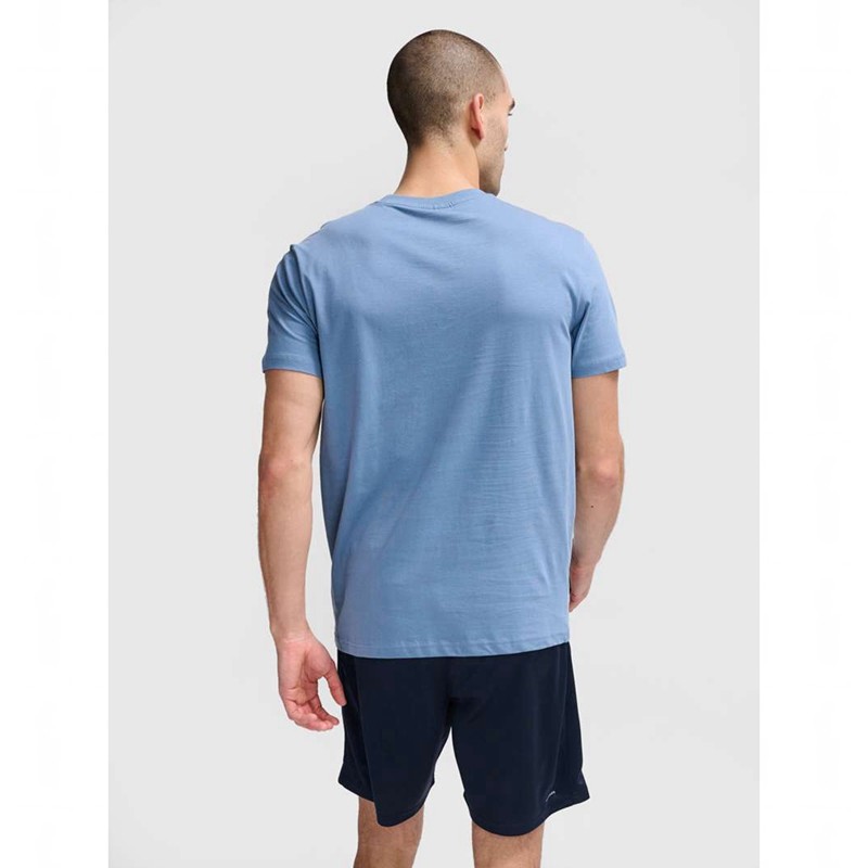 Hummel Active Co S/S T-shirt Herr Blå | 243869-077